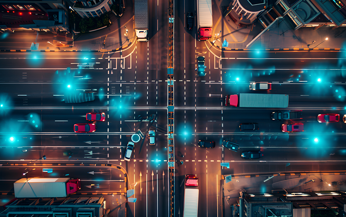 Elimination of accidents at blind spots